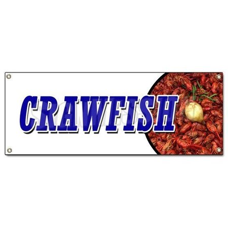 CRAWFISH BANNER SIGN boil dinner lunch corn cajun new orleans buggers -  SIGNMISSION, B-Crawfish